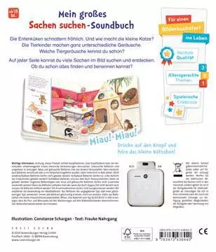 43844 Babybücher und Pappbilderbücher Sachen suchen, Sachen hören: Bei den Tierkindern von Ravensburger 2