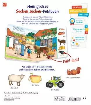 43865 Babybücher und Pappbilderbücher Sachen suchen, Sachen fühlen: Auf dem Bauernhof von Ravensburger 2