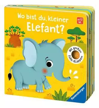 43871 Babybücher und Pappbilderbücher Wo bist du, kleiner Elefant? von Ravensburger 5