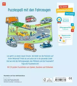 43873 Babybücher und Pappbilderbücher Mein großes Puzzle-Spielbuch: Fahrzeuge im Einsatz von Ravensburger 2