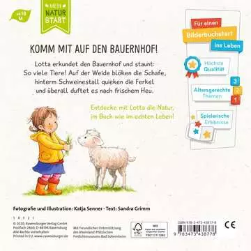 43877 Babybücher und Pappbilderbücher Lotta entdeckt die Welt: Auf dem Bauernhof von Ravensburger 2