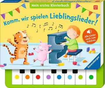 43888 Babybücher und Pappbilderbücher Komm, wir spielen Lieblingslieder! Mein erstes Klavierbuch von Ravensburger 1