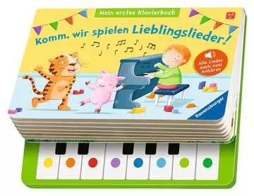 43888 Babybücher und Pappbilderbücher Komm, wir spielen Lieblingslieder! Mein erstes Klavierbuch von Ravensburger 3