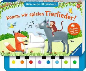 43889 Babybücher und Pappbilderbücher Komm, wir spielen Tierlieder! Mein erstes Klavierbuch von Ravensburger 1