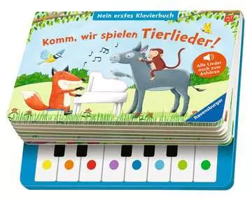 43889 Babybücher und Pappbilderbücher Komm, wir spielen Tierlieder! Mein erstes Klavierbuch von Ravensburger 3