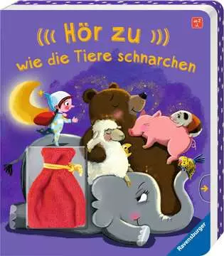 43891 Babybücher und Pappbilderbücher Hör zu, wie die Tiere schnarchen! von Ravensburger 1