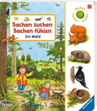 43892 Babybücher und Pappbilderbücher Sachen suchen, Sachen fühlen: Im Wald von Ravensburger 1
