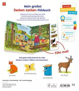 43892 Babybücher und Pappbilderbücher Sachen suchen, Sachen fühlen: Im Wald von Ravensburger 2