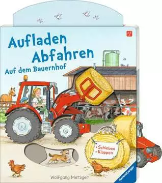 43895 Babybücher und Pappbilderbücher Aufladen - Abfahren: Auf dem Bauernhof von Ravensburger 3