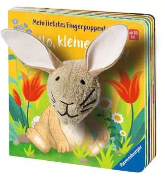 43897 Babybücher und Pappbilderbücher Mein liebstes Fingerpuppenbuch: Hallo, kleiner Hase! von Ravensburger 3