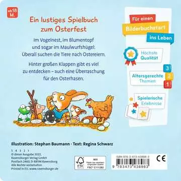 43898 Babybücher und Pappbilderbücher Ein Geschenk für Oskar Osterhase von Ravensburger 2