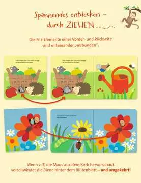 43983 Babybücher und Pappbilderbücher Mein erstes Zieh- und Spielbuch: Im Garten von Ravensburger 5