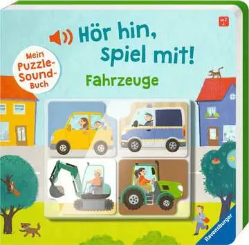 43992 Babybücher und Pappbilderbücher Hör hin, spiel mit! Mein Puzzle-Soundbuch: Fahrzeuge von Ravensburger 1