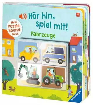 43992 Babybücher und Pappbilderbücher Hör hin, spiel mit! Mein Puzzle-Soundbuch: Fahrzeuge von Ravensburger 3