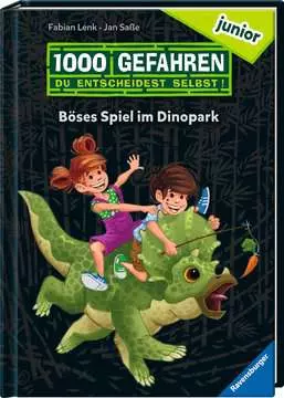 46049 Erstlesebücher 1000 Gefahren junior - Böses Spiel im Dinopark von Ravensburger 1
