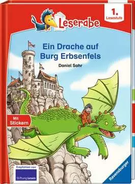 46051 Erstlesebücher Leserabe - 1. Lesestufe: Ein Drache auf Burg Erbsenfels von Ravensburger 1