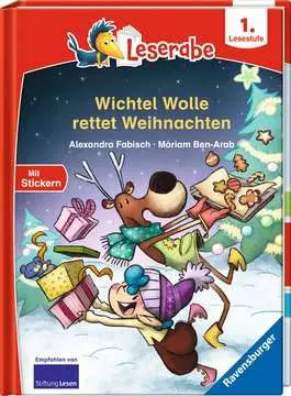 46206 Erstlesebücher Leserabe - 1. Lesestufe: Wichtel Wolle rettet Weihnachten von Ravensburger 1