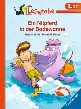 47743 Erstlesebücher Leserabe: Ein Nilpferd in der Badewanne von Ravensburger 1