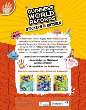 48026 Lernbücher und Rätselbücher Guinness World Records: Stickern & Rätseln - Körper von Ravensburger 2
