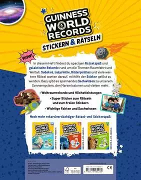 48028 Lernbücher und Rätselbücher Guinness World Records: Stickern & Rätseln - Weltall von Ravensburger 2