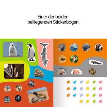 48029 Lernbücher und Rätselbücher Guinness World Records: Stickern & Rätseln - Wilde Tiere von Ravensburger 4