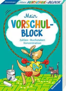 48600 Lernbücher und Rätselbücher Mein Vorschulblock: Zahlen, Buchstaben, Konzentration von Ravensburger 1