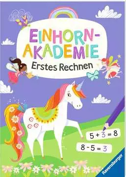 48945 Lernbücher und Rätselbücher Einhorn-Akademie - Erstes Rechnen von Ravensburger 1