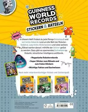 48951 Lernbücher und Rätselbücher Guinness World Records: Stickern & Rätseln – Roboter von Ravensburger 2