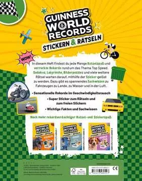 48952 Lernbücher und Rätselbücher Guinness World Records: Stickern & Rätseln – Top Speed von Ravensburger 2