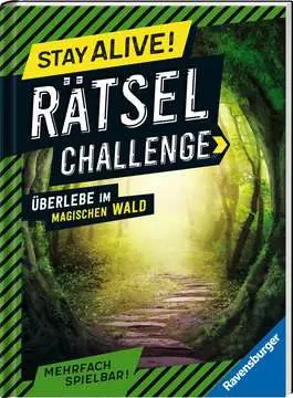 48957 Lernbücher und Rätselbücher Stay alive! Rätsel-Challenge: Überlebe im magischen Wald von Ravensburger 1