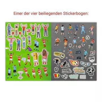 48969 Lernbücher und Rätselbücher Mein Stickerspaß: Fußball von Ravensburger 3