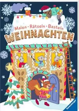 48993 Malbücher und Bastelbücher Malen - Rätseln - Basteln: Weihnachten von Ravensburger 1
