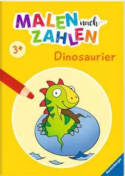 48996 Malbücher und Bastelbücher Malen nach Zahlen ab 3: Dinosaurier von Ravensburger 1