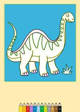 48996 Malbücher und Bastelbücher Malen nach Zahlen ab 3: Dinosaurier von Ravensburger 4
