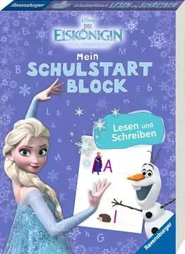 49125 Malbücher und Bastelbücher Disney Die Eiskönigin Mein Schulstartblock: Lesen und Schreiben von Ravensburger 1