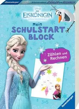 49140 Malbücher und Bastelbücher Disney Die Eiskönigin Mein Schulstartblock: Zählen und Rechnen von Ravensburger 1