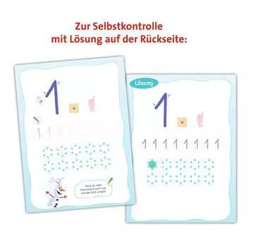 49140 Malbücher und Bastelbücher Disney Die Eiskönigin Mein Schulstartblock: Zählen und Rechnen von Ravensburger 3