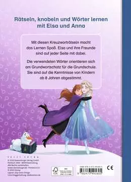 49160 Lernbücher und Rätselbücher Disney Die Eiskönigin 2: Kreuzworträtsel zum Lesenlernen von Ravensburger 2
