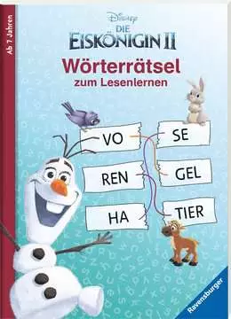 49177 Lernbücher und Rätselbücher Disney Die Eiskönigin 2: Wörterrätsel zum Lesenlernen von Ravensburger 1