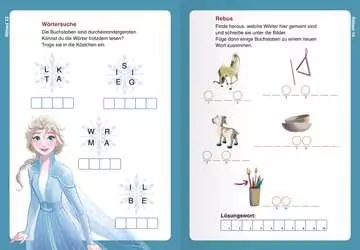 49177 Lernbücher und Rätselbücher Disney Die Eiskönigin 2: Wörterrätsel zum Lesenlernen von Ravensburger 5
