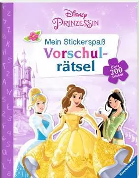 49183 Malbücher und Bastelbücher Mein Stickerspaß Disney Prinzessin: Vorschulrätsel von Ravensburger 1