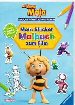 49627 Malbücher und Bastelbücher Die Biene Maja: Mein Sticker-Malbuch zum Film von Ravensburger 1