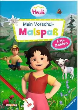49630 Malbücher und Bastelbücher Heidi: Mein Vorschul-Malspaß Erste Zahlen von Ravensburger 1
