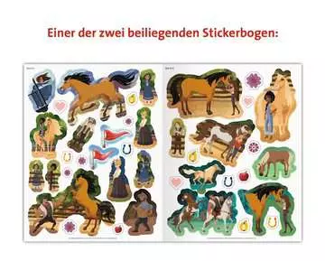 49633 Malbücher und Bastelbücher Dreamworks Spirit Frei und Ungezähmt: Das Stickerbuch zum Film von Ravensburger 3