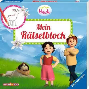 49649 Malbücher und Bastelbücher Heidi: Mein Rätselblock von Ravensburger 1