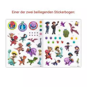 49689 Malbücher und Bastelbücher Dino Ranch: Mein dinostarker Stickerspaß von Ravensburger 3