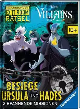 49736 Lernbücher und Rätselbücher Ravensburger Exit Room Rätsel: Disney Villains - Besiege Ursula und Hades von Ravensburger 1