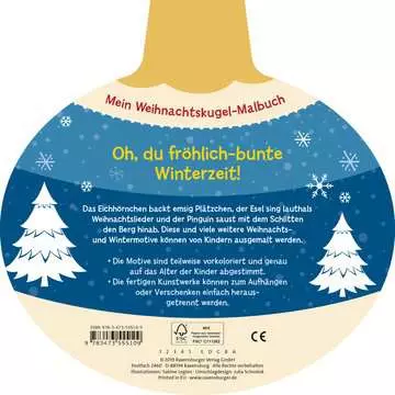 55510 Malbücher und Bastelbücher Mein Weihnachtskugel-Malbuch: Winterzauber von Ravensburger 2