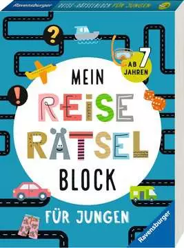 55551 Lernbücher und Rätselbücher Mein Reise-Rätselblock für Jungen von Ravensburger 1