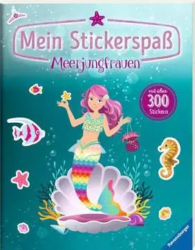 55739 Malbücher und Bastelbücher Mein Stickerspaß: Meerjungfrauen von Ravensburger 1